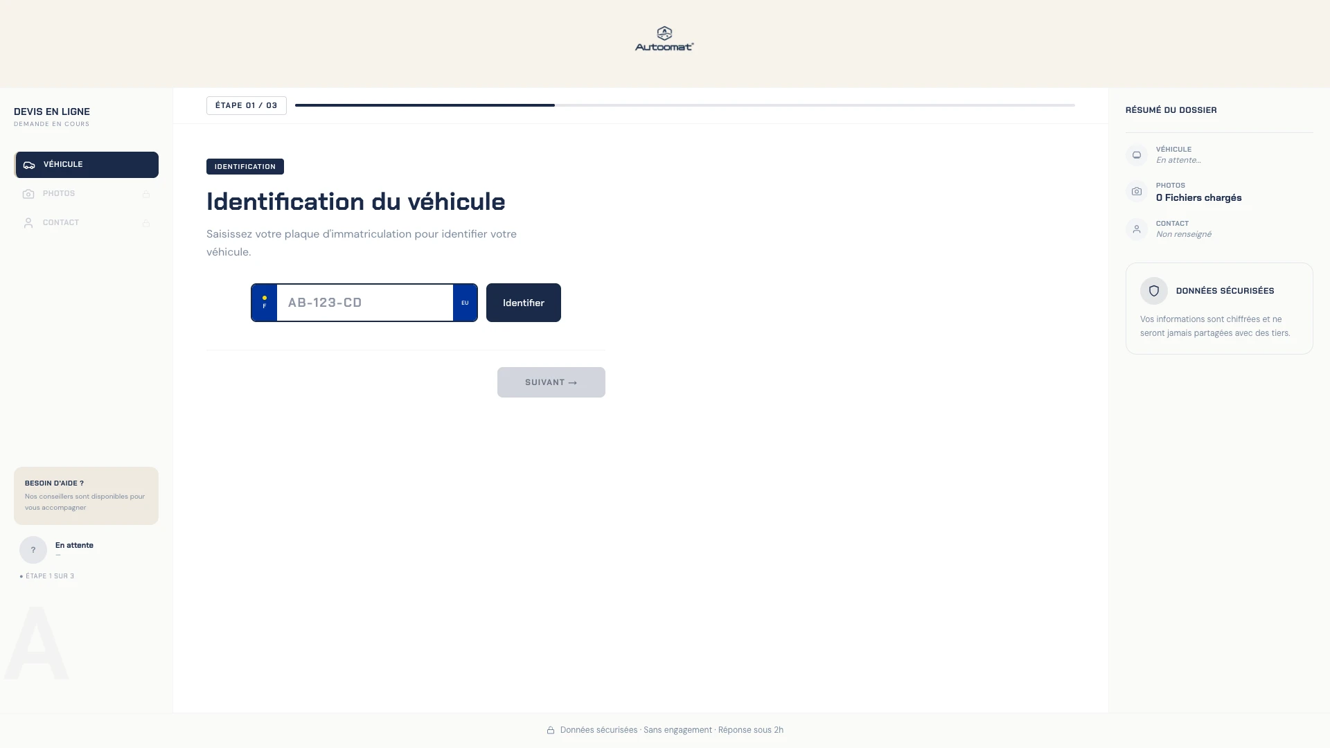 Autoomat — Devis en ligne