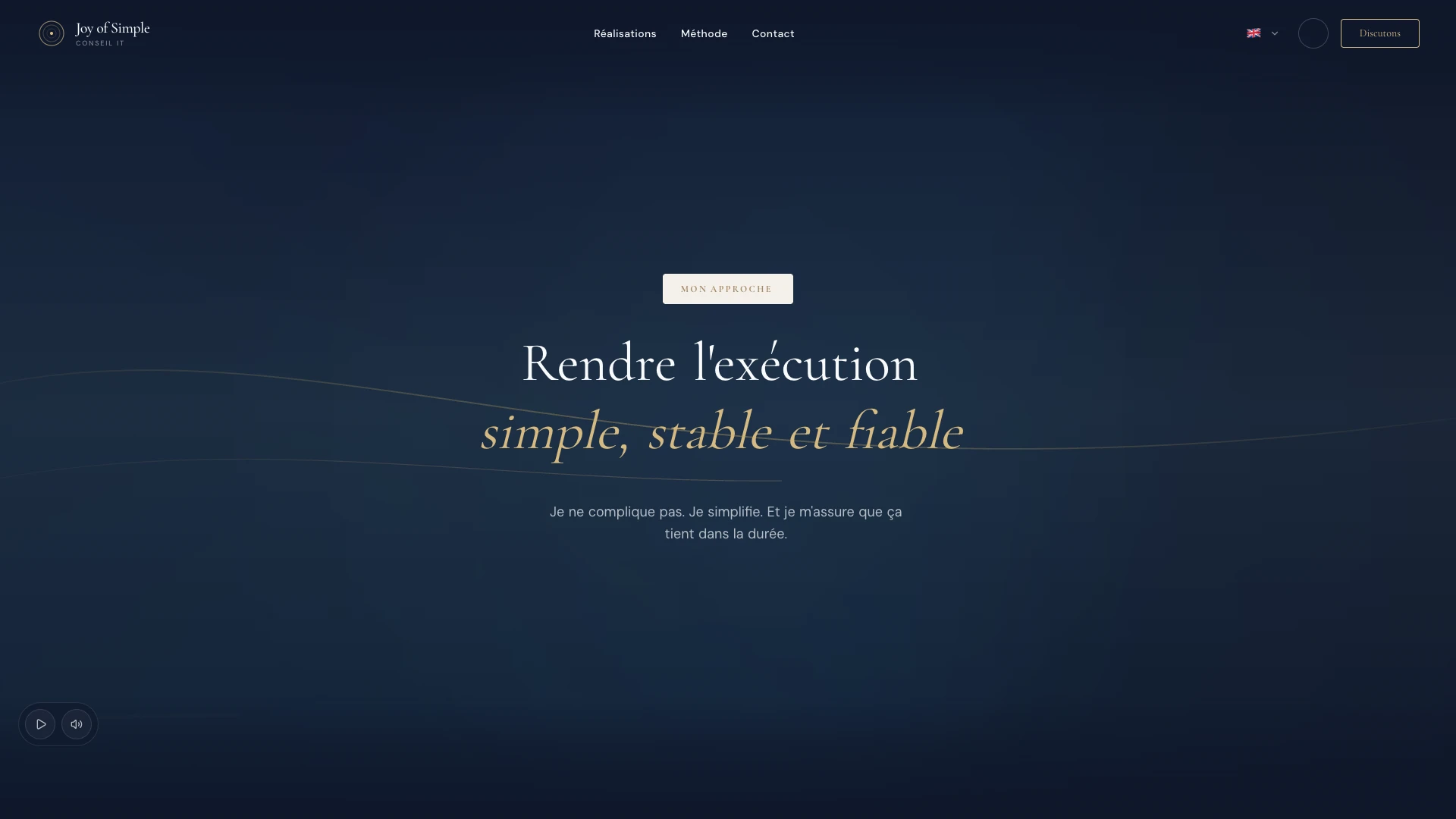 Joy of Simple — Approche